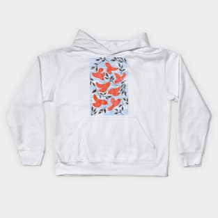 Bird Folkart Kids Hoodie